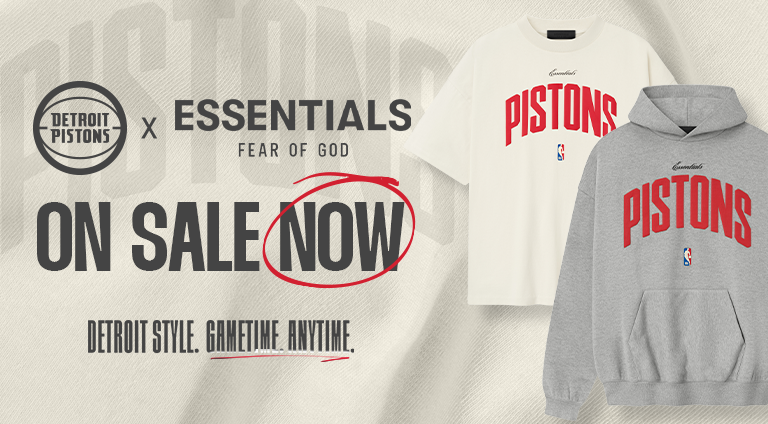 Pistons x Essentials Fear of God