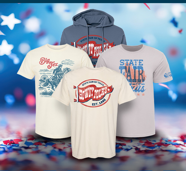 Show Your Texas Spirit In Red White & Blue Apparel | Shop Now