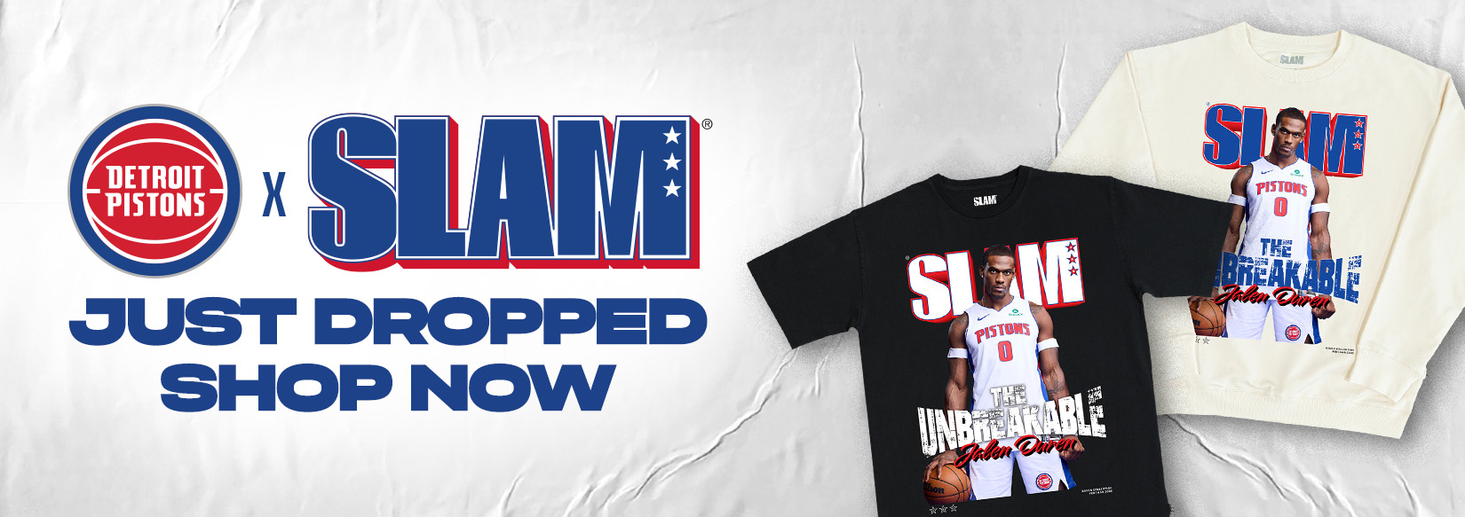 Pistons x SLAM Just Dropped