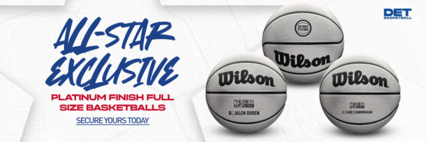ALL-STAR EXCLUSIVE PLATINUM FINISH FULL SIZE BASKETBALLS SECURE YOURS TODAY 