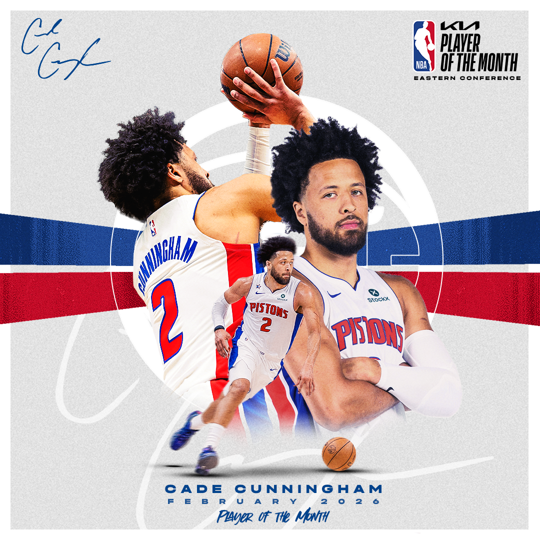 PLAYER OF THE MONTH | Cade Cunningham February 2026 Player Of The Month
