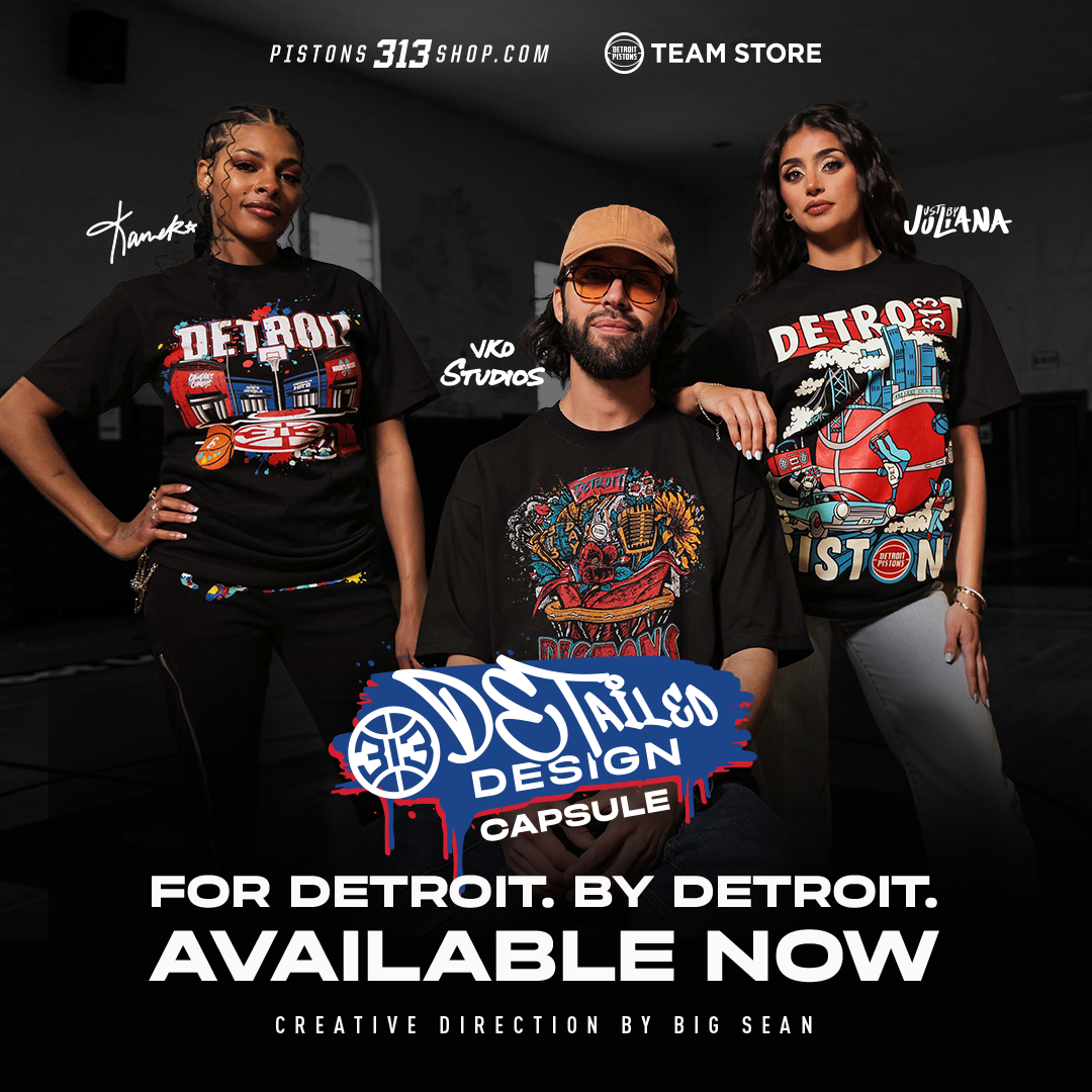 For Detroit. By Detroit. Available Now. Creative Direction By Big Sean. Local Artists: Kameko, JKo Studios, JustByJuliana 