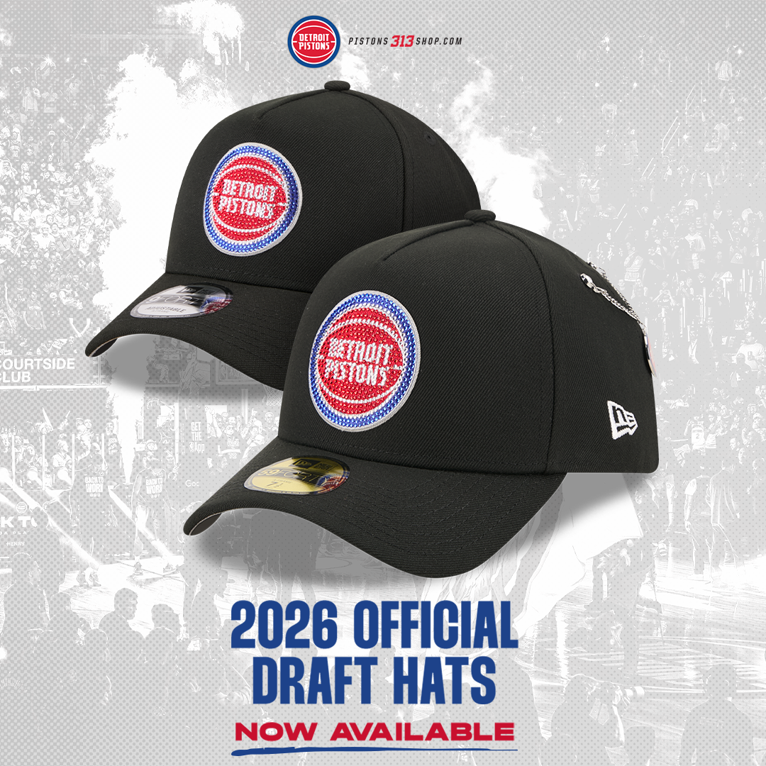 2026 OFFICIAL DETROIT PISTONS DRAFT HAT