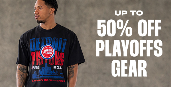 UP TO 50% OFF PLAYOFFS GEAR