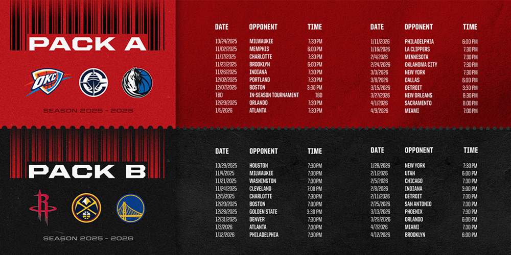 PACK SCHEDULES