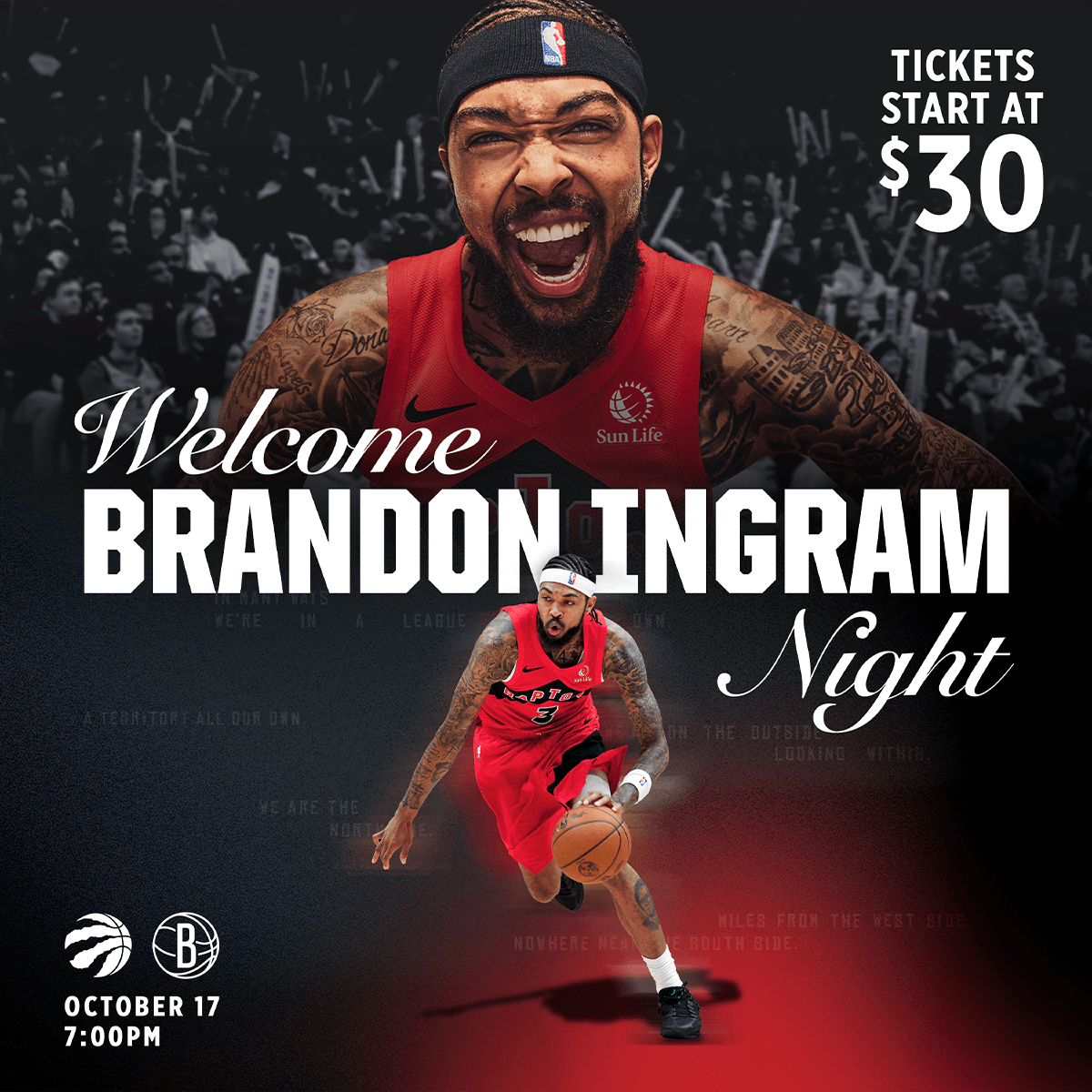 WELCOME BRANDON INGRAM NIGHT | TICKETS START AT $30