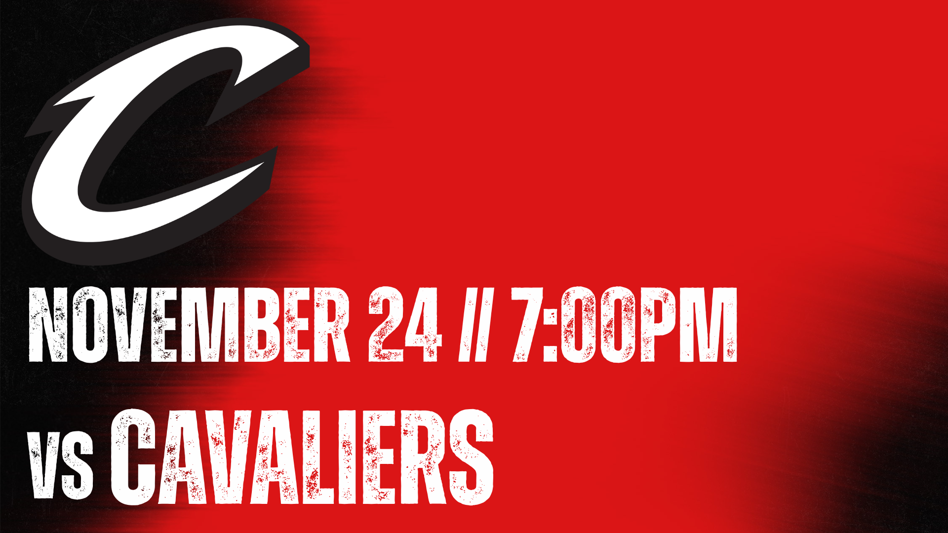 NOVEMBER 24 7PM VS CAVALIERS - GET TICKETS