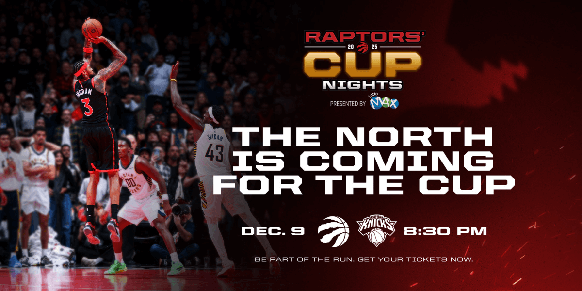 RAPTORS CUP NIGHTS | THE NORTH IS COMING FOR THE CUP | DEC. 9 8:30 PM | RAPTORS VS. KNICKS