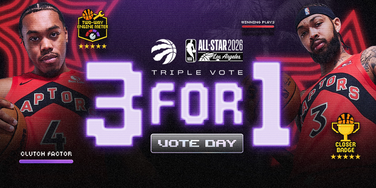 Triple Vote 3 For 1 Vote Day - Scottie Barnes and Brandon Ingram
