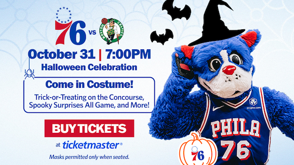 76ers Halloween Celebration