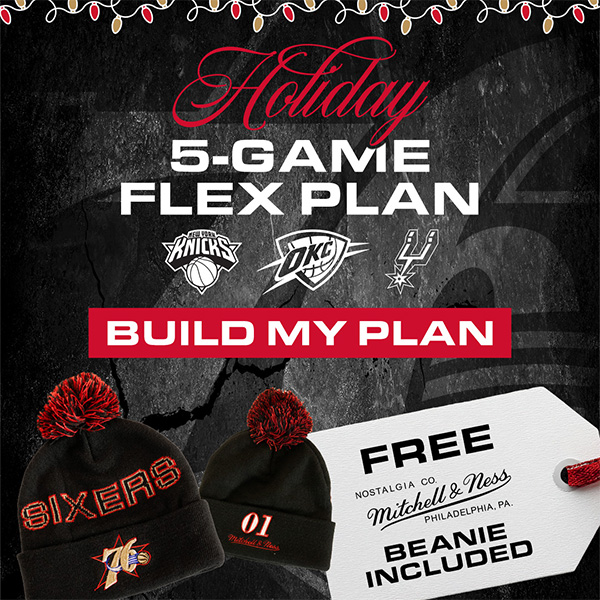 Philadelphia 76ers | Holiday 5-Game Flex Plan