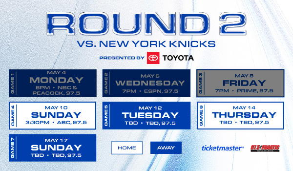 Round 2 vs. New York Knicks