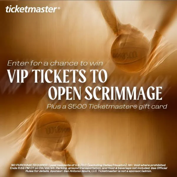 250924 Spurs Partner Offers - Ticketmaster Open Scrimmage