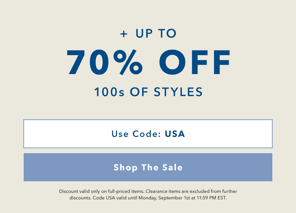 Up to 70% OFF - Shop Now