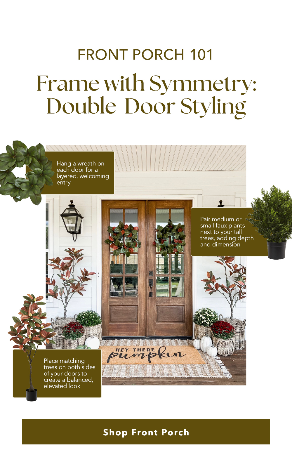 Frame with Symmetry: Double-Door Styling