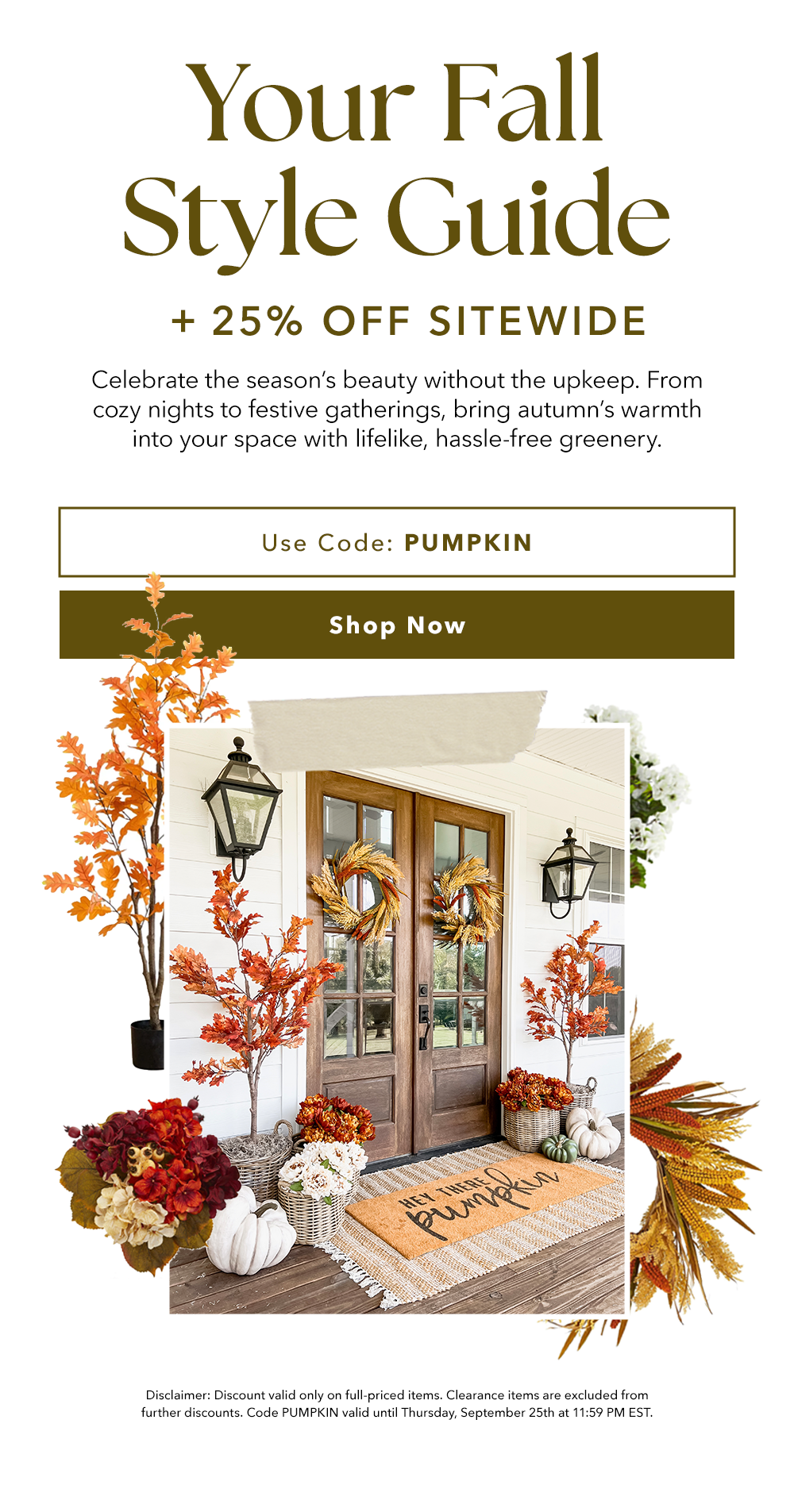 Your Fall Style Guide + 25% Off Sitewide