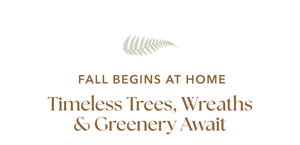 Timeless Trees, Wreaths & Greenery Await