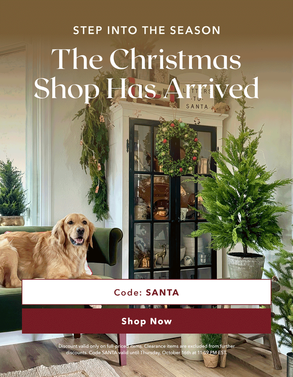Step Into The Season - The Christmas Shop Has Arrived