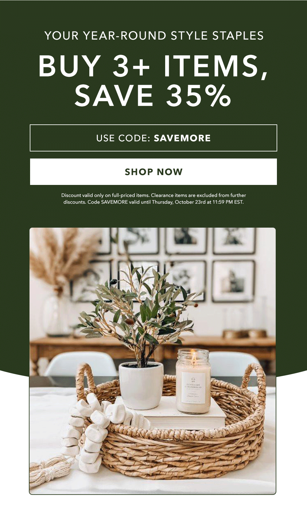 Your Year-Round Style Staples | Buy 3+ Items, Save 35% - Shop Now