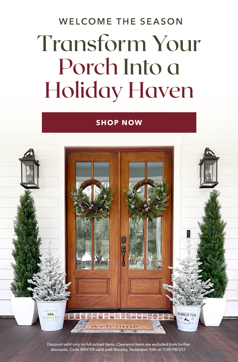 Transform Your Porch Into A Holiday Haven