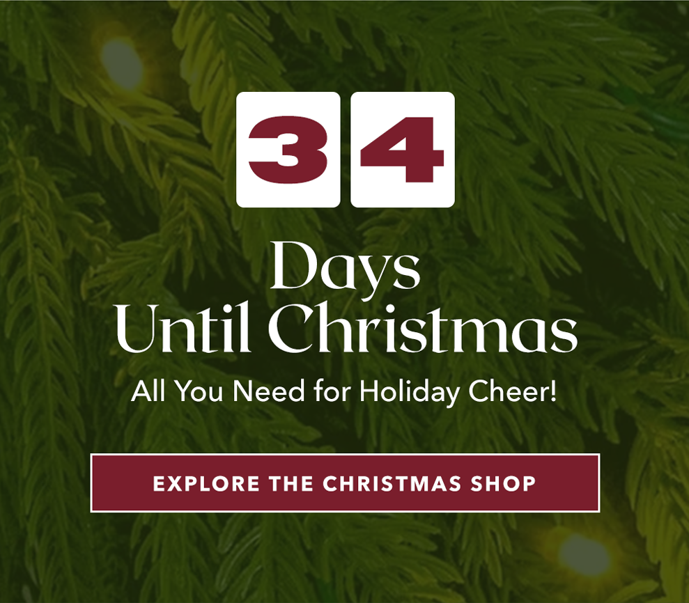 34 Days Until Christmas - Explore The Christmas Shop 34 Days Until Christmas - Explore The Christmas Shop