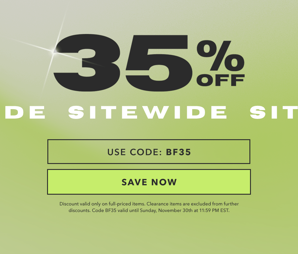 35% Off Sitewide | Use Code: BF35 - Save Now