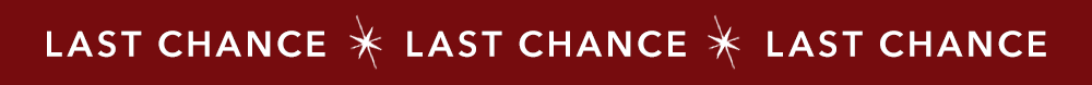 Last Chance 30% Off