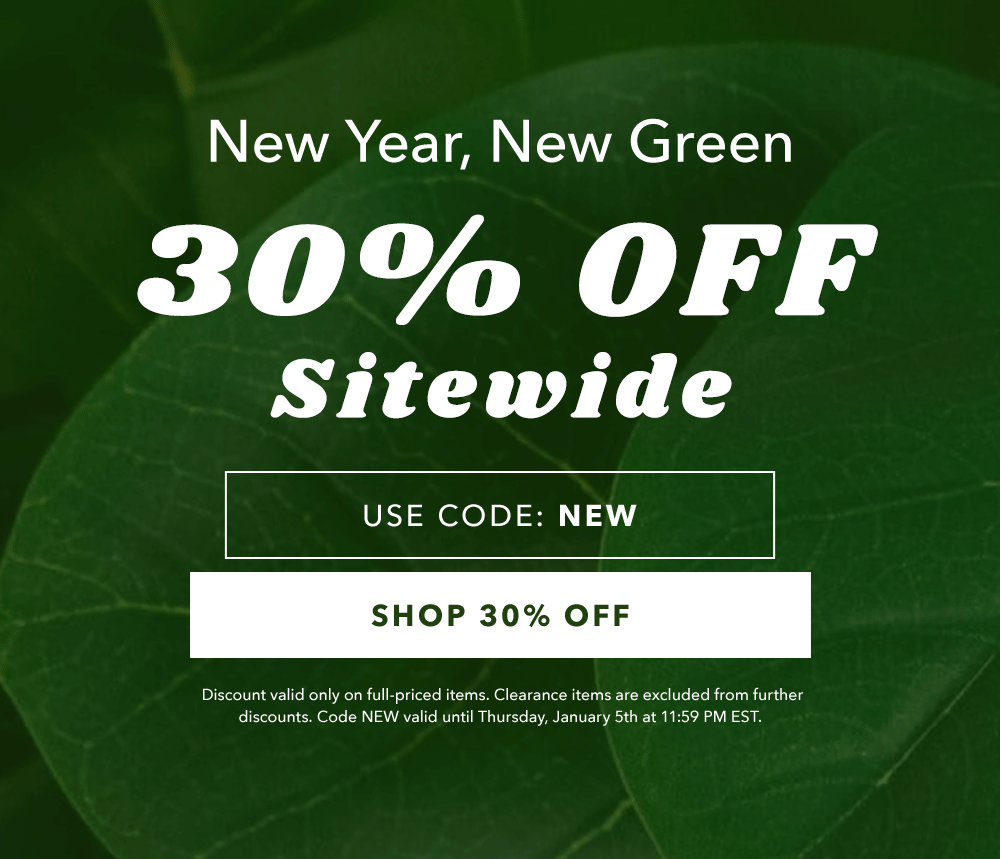 New Year, NEW GREEN