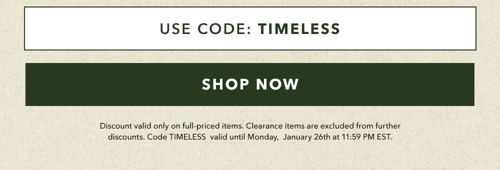 Code: TIMELESS