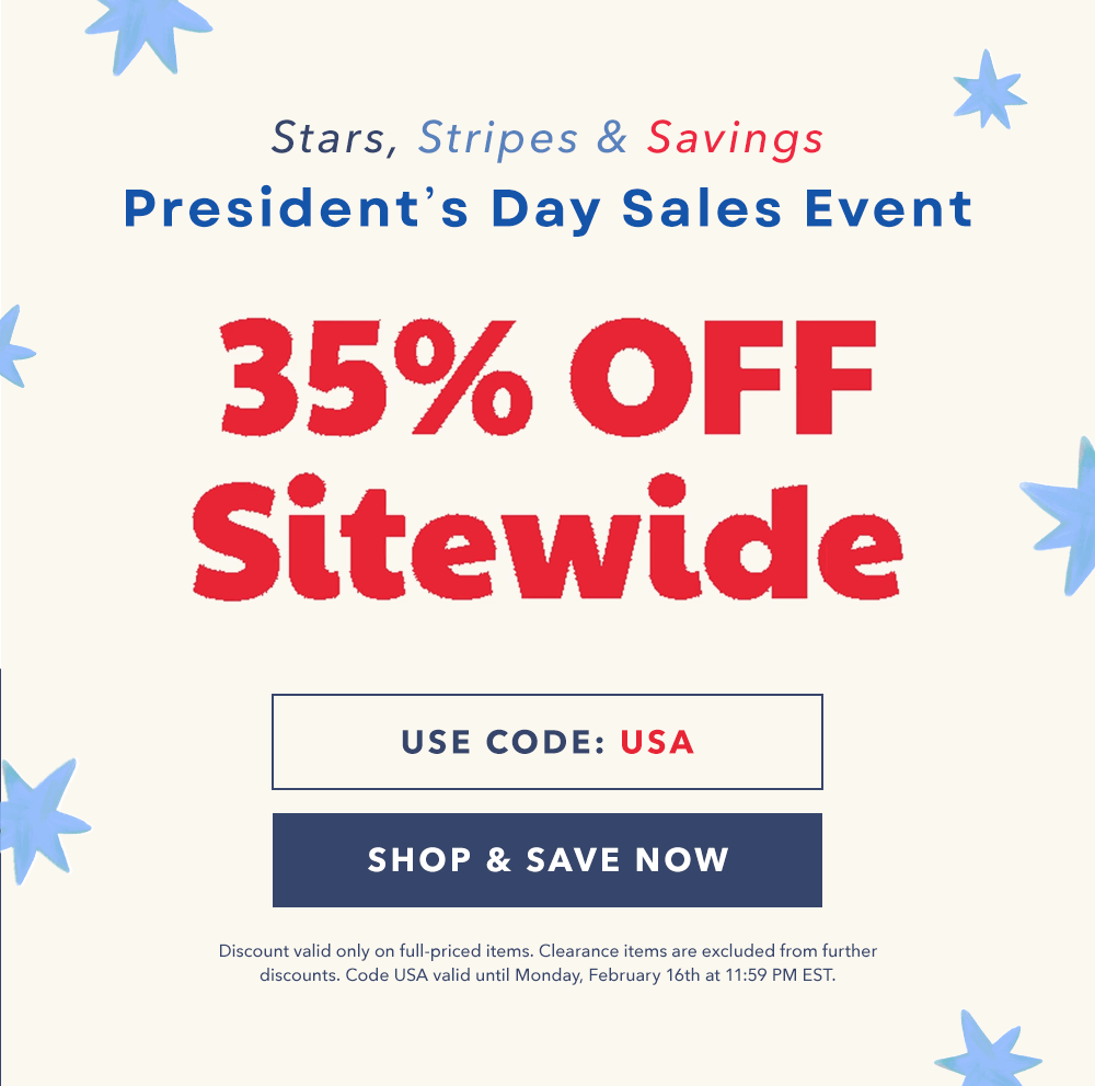 Presidents’ Day Sales Event
