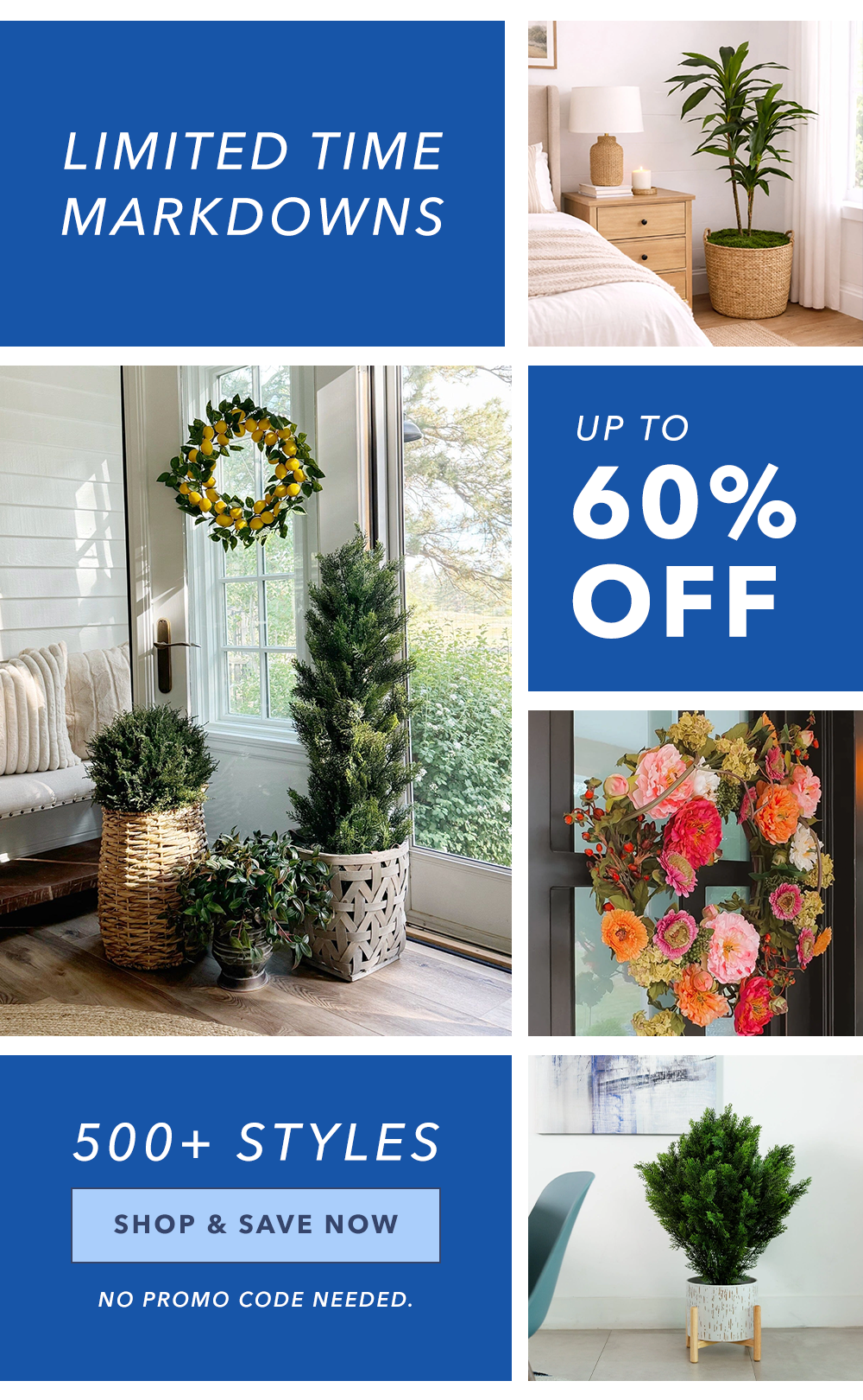 Major Savings Up 60% OFF 500+ Styles