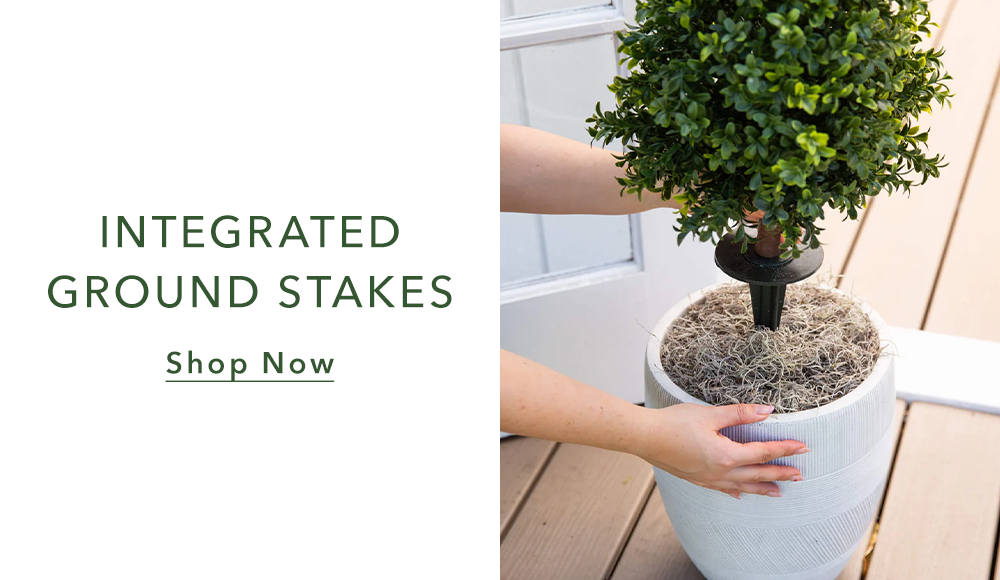 Integrated Ground Stakes: