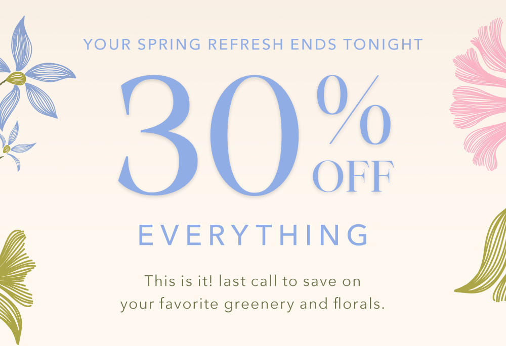 30% Off Sitewide
