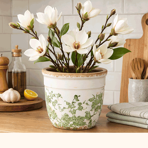 Tuscan Scroll Planters