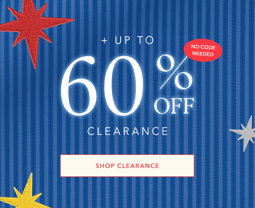 + Up to 60% OFF Clearance 