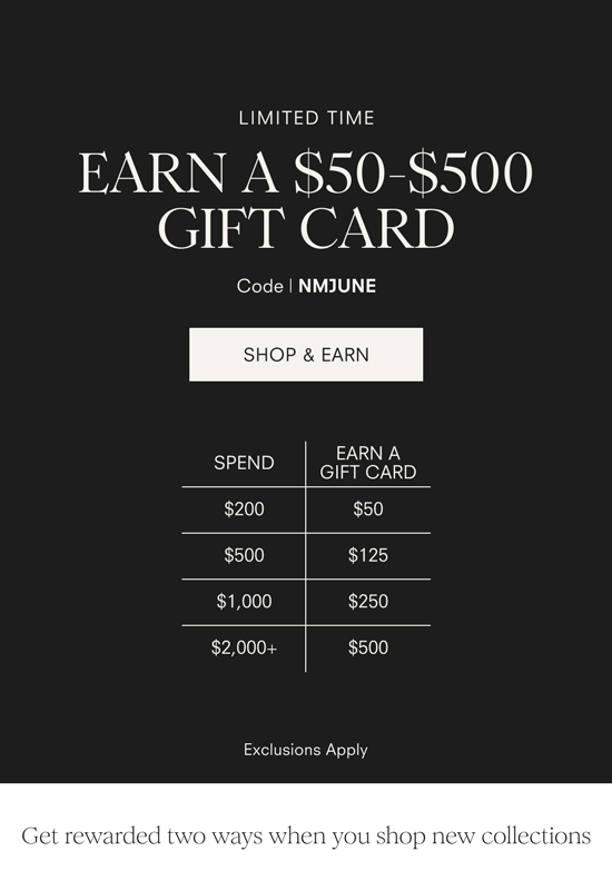 Earn a $50-$500 Gift Card