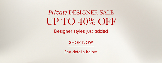 Private Designer Sale - Shop Now