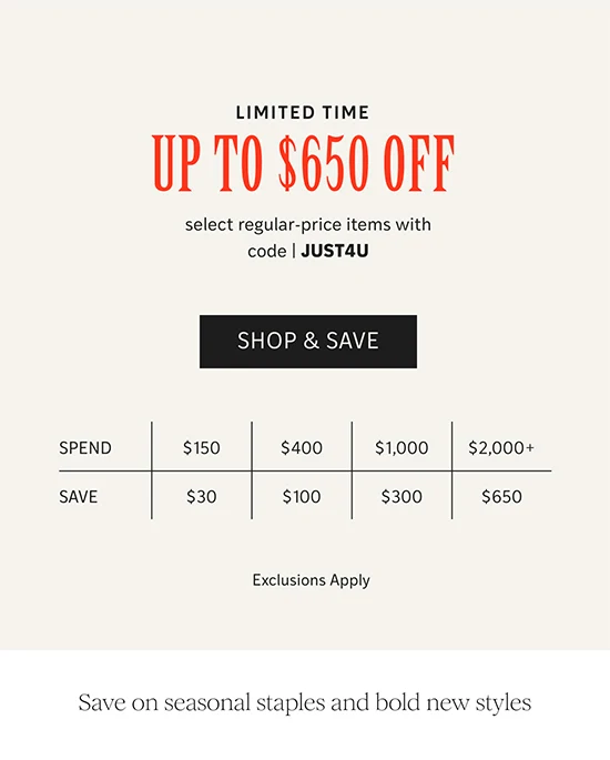 Up to $650 Off - Shop & Save