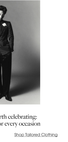 Shop Tailored Clothing