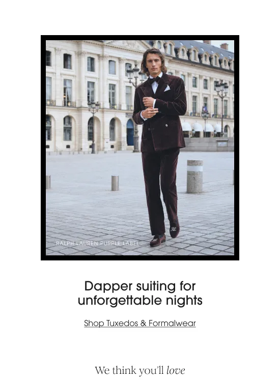 Shop Tuxedos & Formalwear