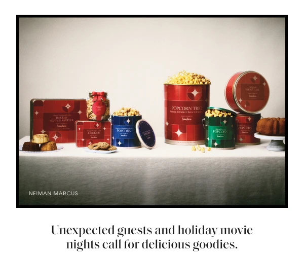 Unexpected guets and holiday movie nights call for delicious goodies.