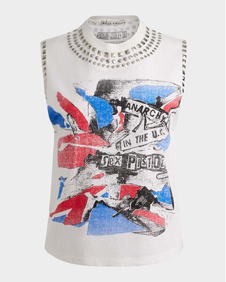 Micah Embellished Muscle Tee