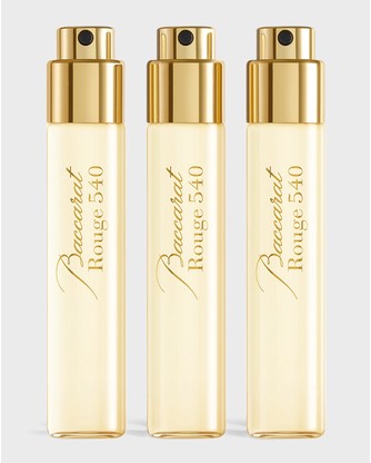 Baccarat Rouge 540 Eau de Parfum Travel Spray Refills, 3 x 0.37 oz.