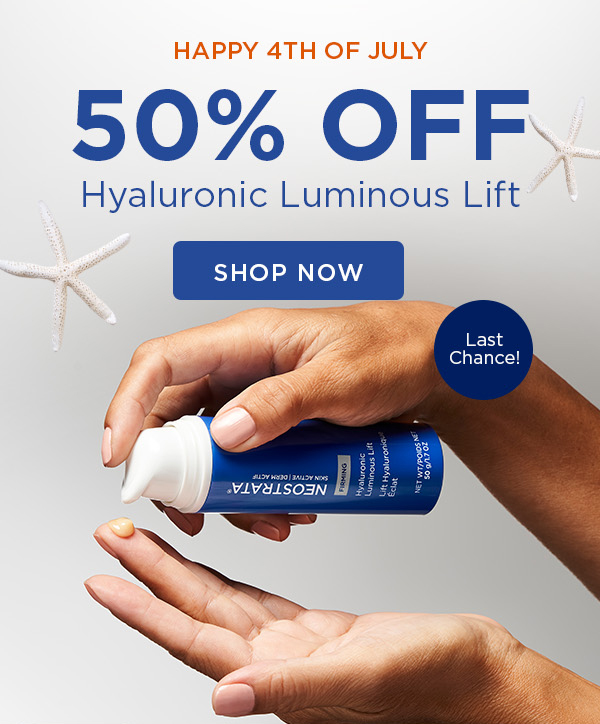 SHOP NOW - HYALURONIC LUMINOUS LIFT