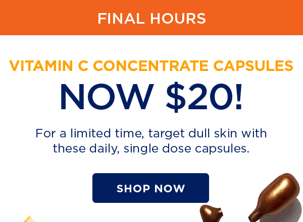 SHOP NOW - VITAMIN C CONCENTRATE CAPSULES
