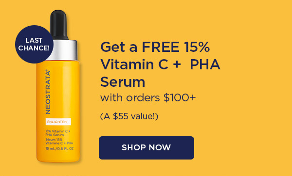 SHOP NOW - VITAMIN C + PHA SERUM