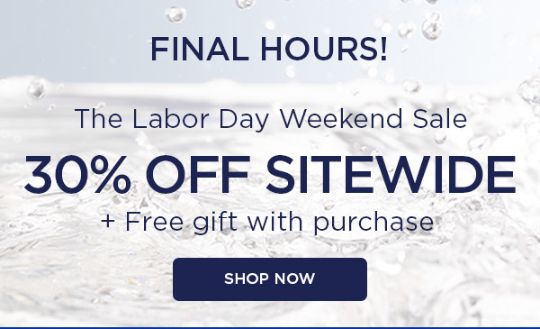 THE LABOUR DAY WEEKEND SALE