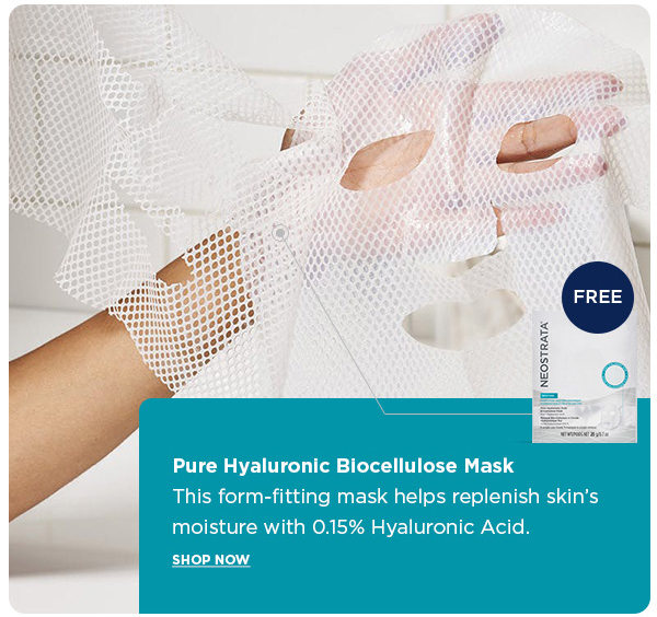 SHOP NOW - PURE HYALURONIC BIOCELLULOSE MASK
