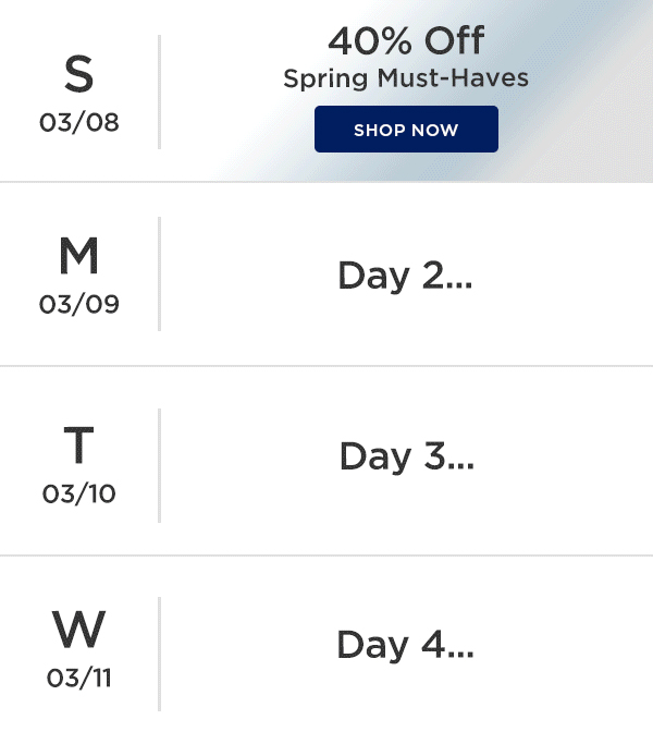 SHOP NOW - SPRING MUST-HAVES