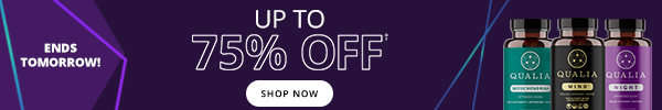 save up to $100 off Qualia